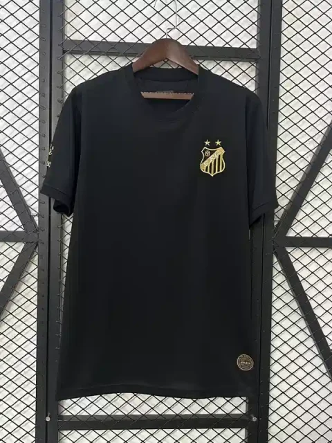 25/26 Santos Special Edition Black Soccer Jersey