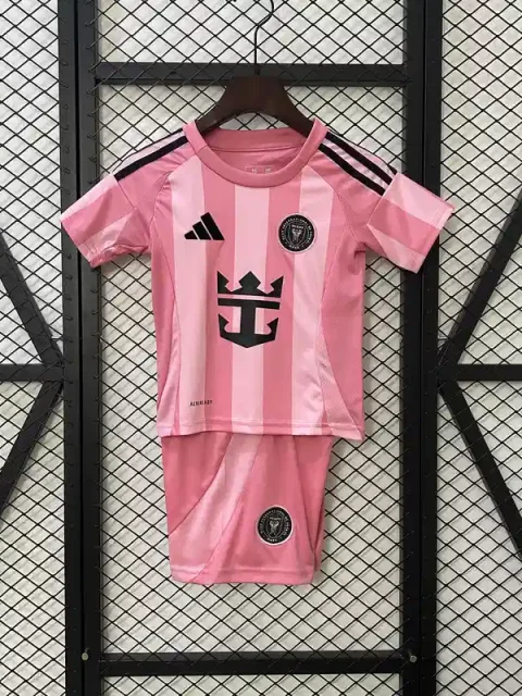 25/26 Kids Inter Miami Soccer Jersey Home