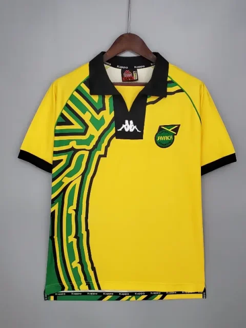 Retro 1998 Jamaica Soccer Jersey Home