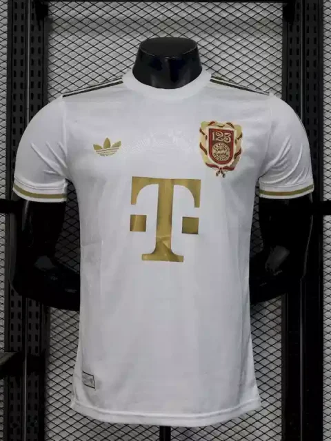 24/25 Player Version Bayern Munich 125 Anniversary White Soccer Jersey