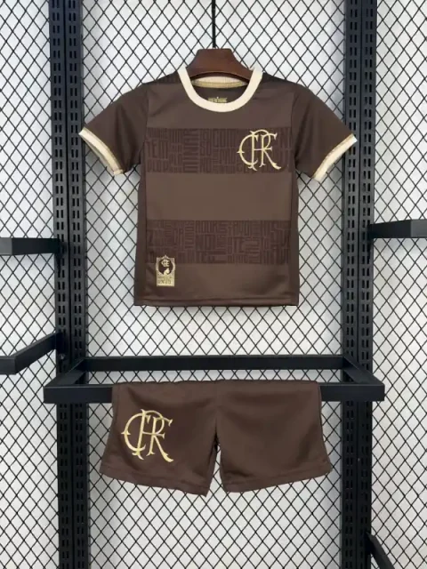 24/25 Kids Flamengo Special Edition Brown Soccer Jersey