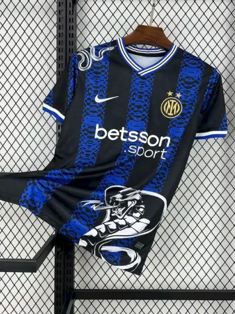 24/25 Inter Milan White Mamba Special Edition Soccer Jersey