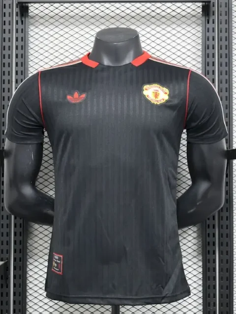 25/26 Player Version Manchester United Black Terrace Icons Jersey