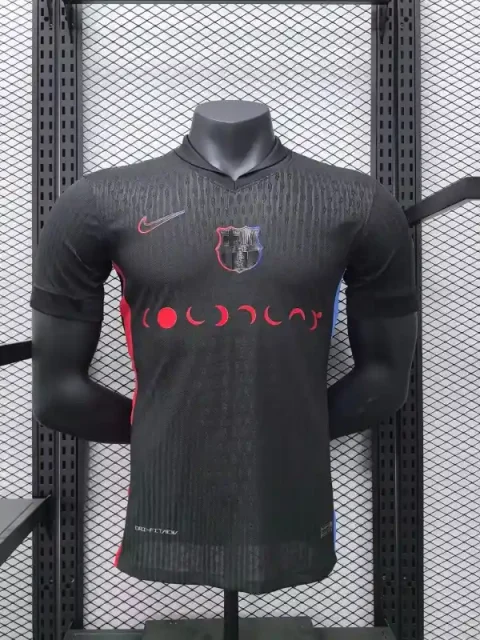 24/25 Player Version Barcelona Black Soccer Jersey