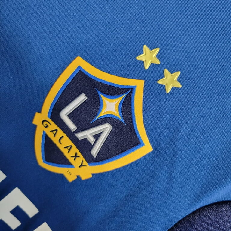 Retro 2011-12 Long Sleeve LA Galaxy Soccer Jersey - Image 3