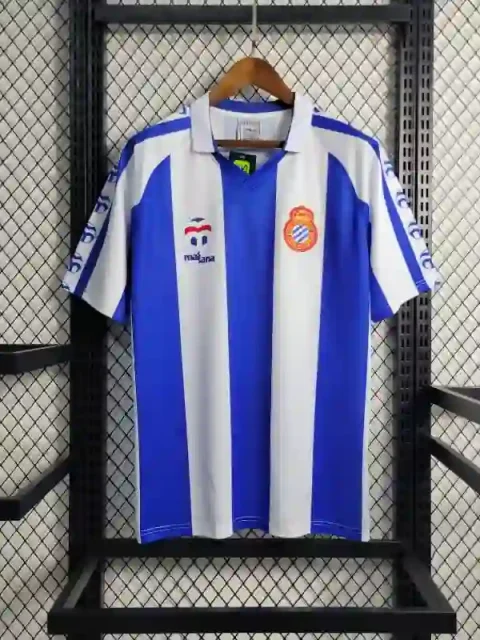 Retro 1984-89 Espanyol Soccer Jersey Home