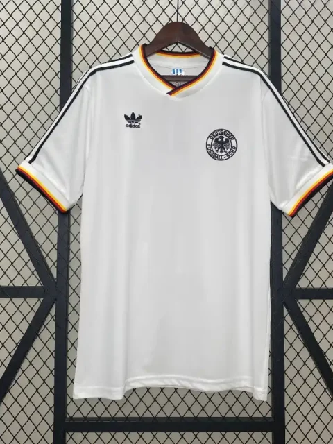 Retro 1986 Germany Soccer Jersey Home