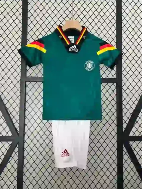 Retro 1992 Kids Germany Soccer Jersey Away