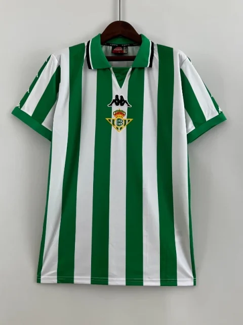 Retro 1993-94 Real Betis Soccer Jersey Home