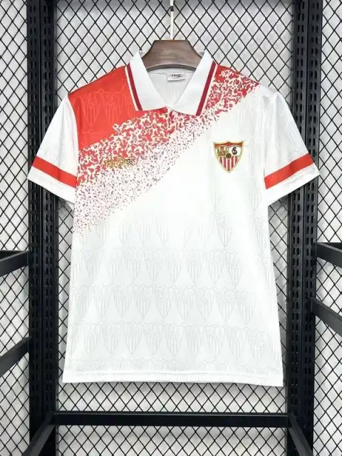 Retro 1993-94 Sevilla FC Soccer Jersey Home