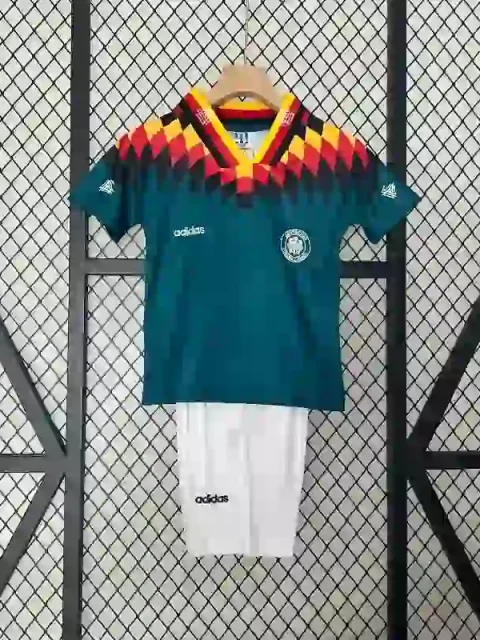 Retro 1994 Kids Germany Soccer Jersey Away
