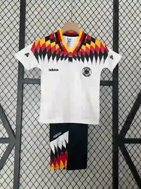 Retro 1994 Kids Germany Soccer Jersey Home