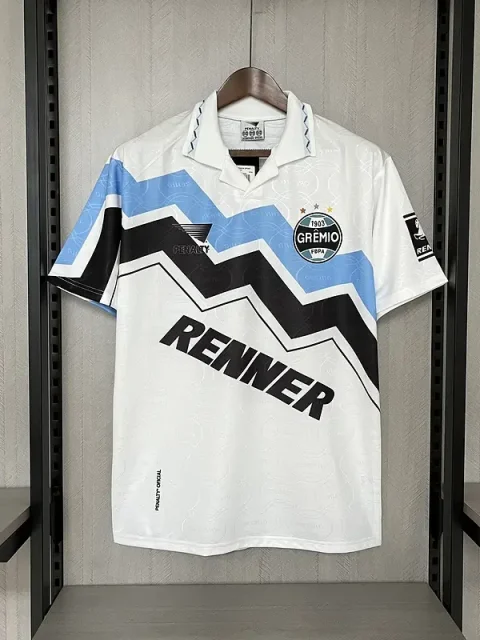 Retro 1995-96 Gremio Soccer Jeresy Away