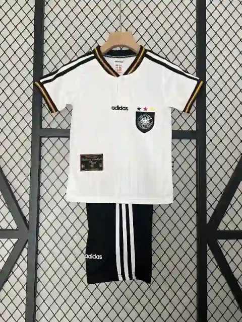 Retro 1996 Kids Germany Soccer Jersey Home