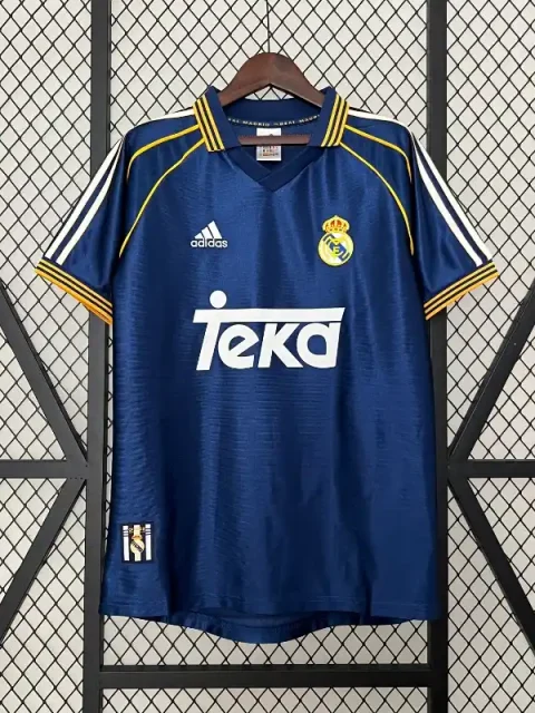 Retro 1998-2000 Real Madrid Soccer Jersey Third Away