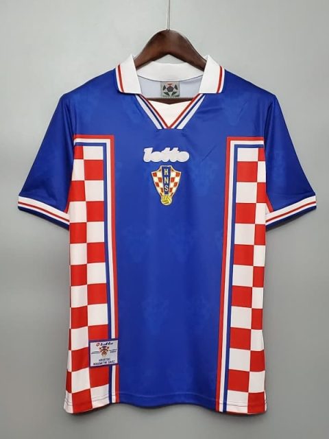 Retro 1998 Croatia Soccer Jersey Home