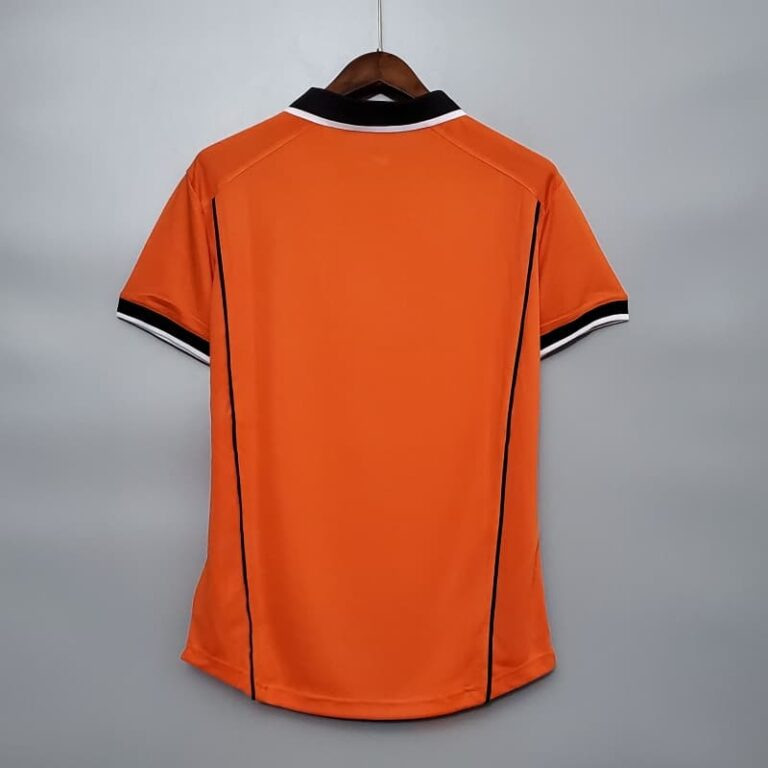 Retro 1998 Netherlands Soccer Jersey Home - Image 5