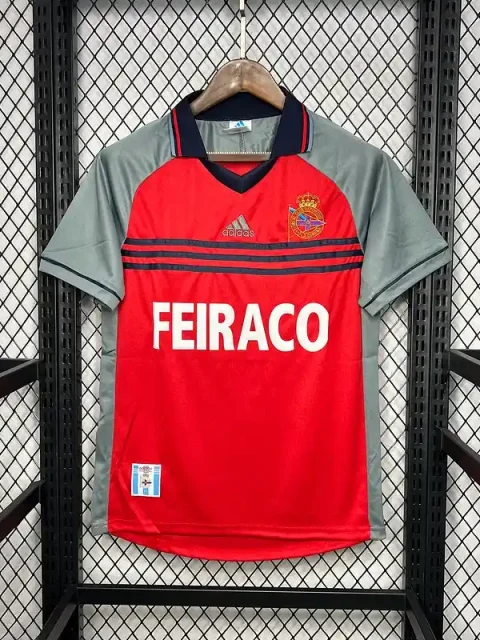 Retro 1998-99 Real Club Deportivo de La Coruña Soccer Jersey Second Away