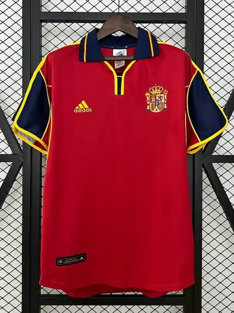 Retro 2000 Spain Soccer Jersey Home