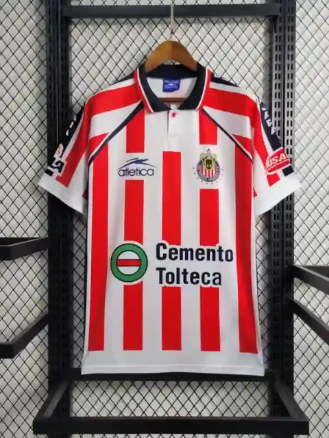 Retro 2002-03 Chivas Guadalajara CD Soccer Jersey Home