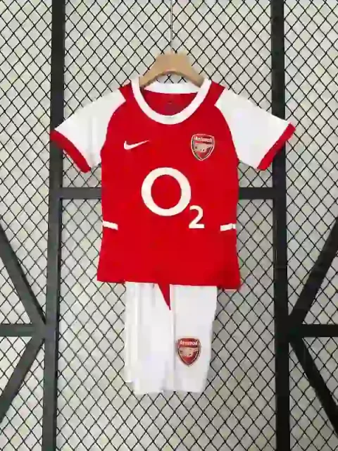 Retro 2002-04 Kids Arsenal Soccer Jersey Home