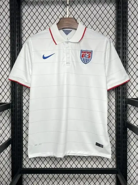 Retro 2014 USA Soccer Jersey Home