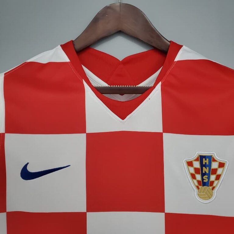 Retro 2020 Croatia Soccer Jersey Home - Image 2