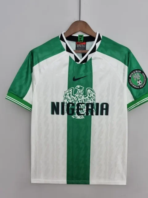 Retro 1996-98 Nigeria Soccer Jersey Away