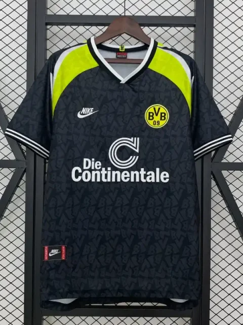 Retro 1995-96 Dortmund Soccer Jersey Away