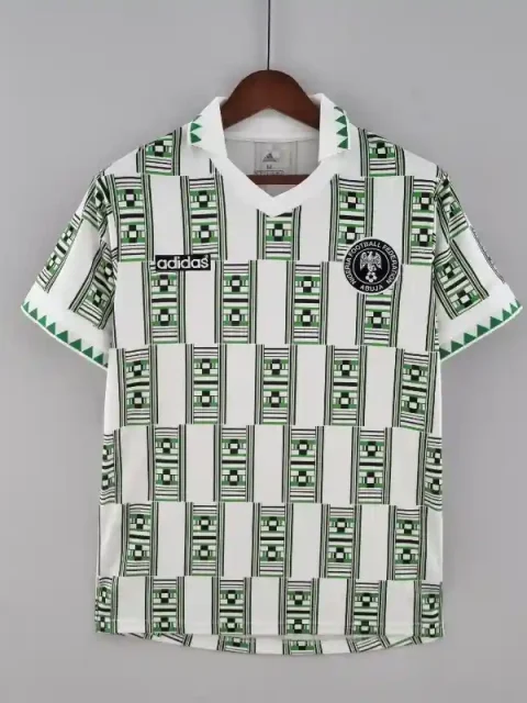Retro 1994 Nigeria Soccer Jersey Away