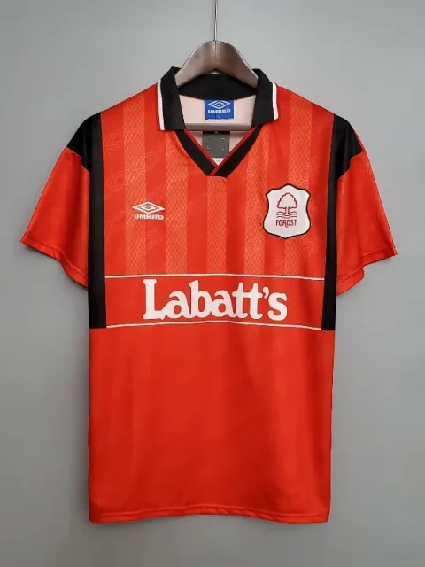 Retro 1994-95 Nottingham Forest Soccer Jersey Red