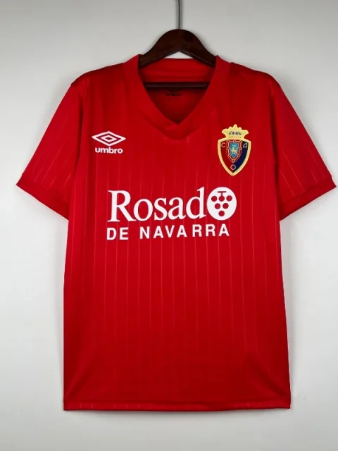 Retro 1987-88 Osasuna Soccer Jersey Home