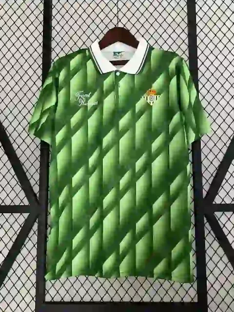 Retro 1993 Real Betis Soccer Jersey Home