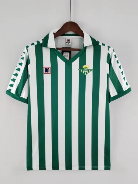 Retro 1982-85 Real Betis Soccer Jersey Home