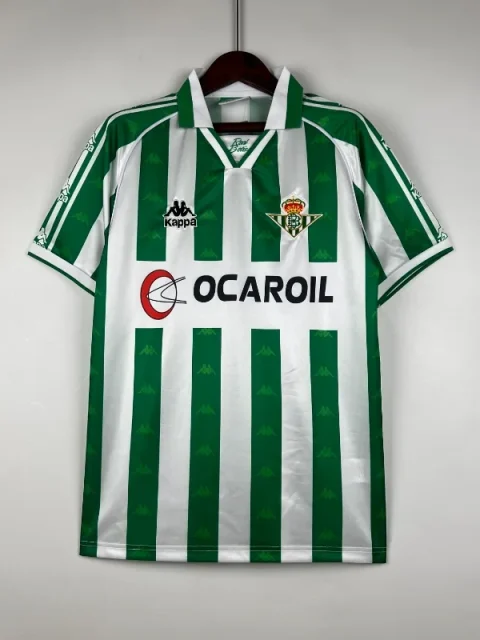 Retro 1995-96 Real Betis Soccer Jersey Home