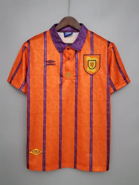 Retro 1994 Scotland Soccer Jersey Away