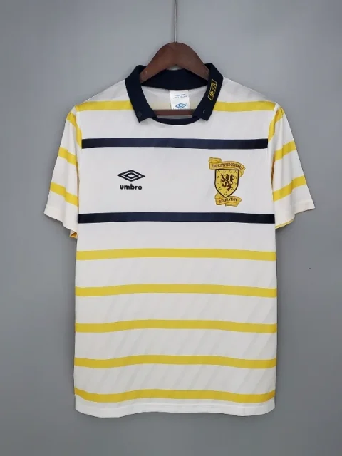Retro 1988-91 Scotland Soccer Jersey Away