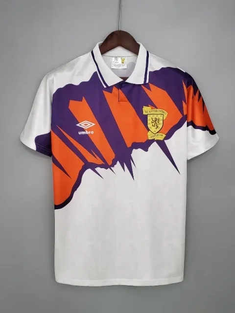Retro 1991-93 Scotland Soccer Jersey Away