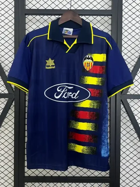 Retro 1996-97 Valencia Soccer Jersey Away