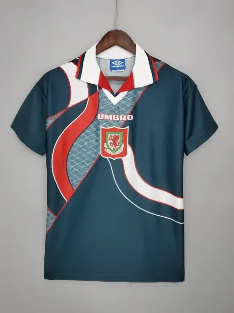 Retro 1994-95 Wales Soccer Jersey Away