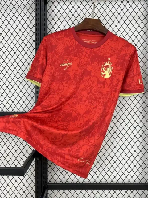 2024 Spain Red Special Edition Soccer Jersey