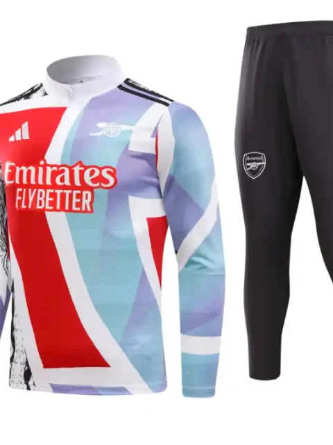 24/25 Arsenal Red and Blue Track Jacket