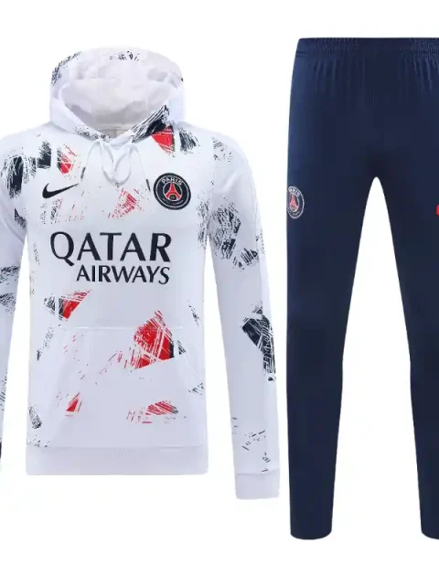 24/25 PSG Hoodie White Camouflage Style