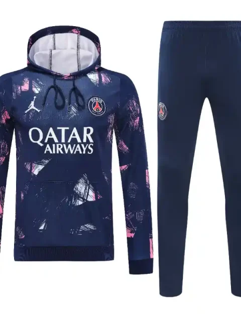 24/25 PSG Royal Blue Camouflage Style Hoodie