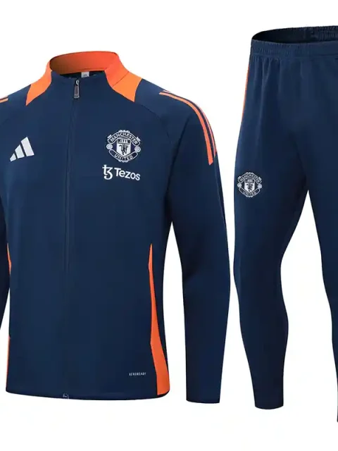 24/25 Manchester United Royal Blue Track Jacket