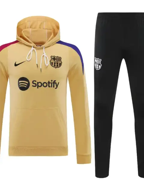 24/25 Barcelona Hoodie Khaki