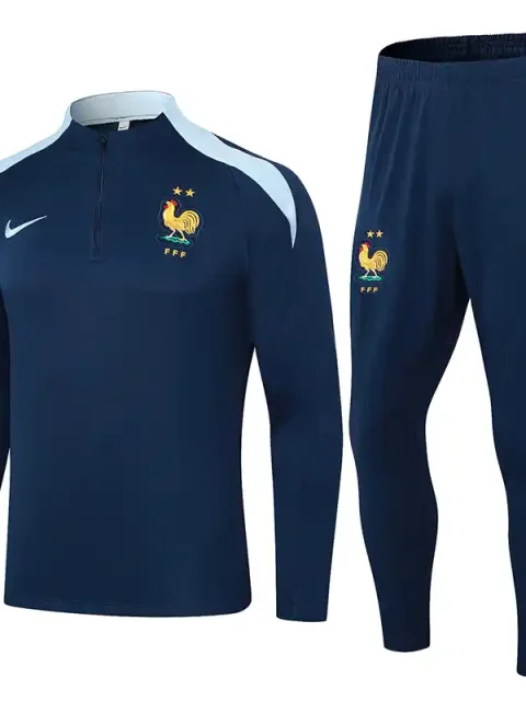 2024 France Royal Blue Track Jacket