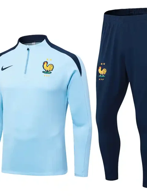 2024 France Light Blue Track Jacket