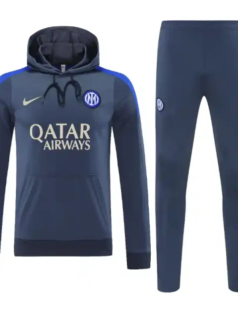 24/25 Inter Milan Hoodie Dark Grey