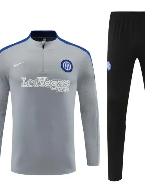 24/25 Player Version Inter Milan Light Grey Track Jacket